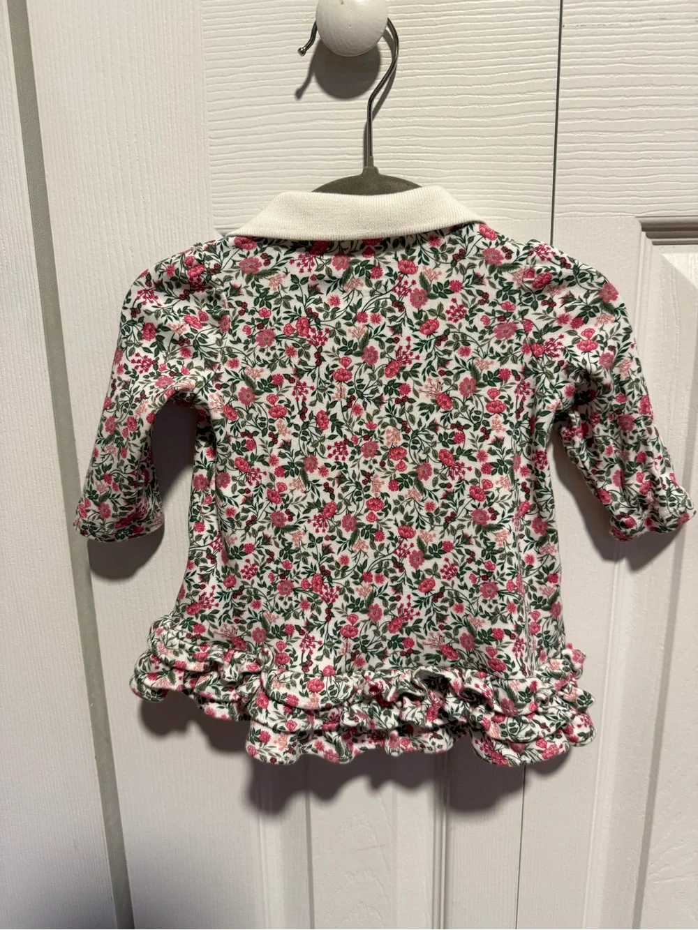 Polo Ralph Lauren Baby Girl Floral Dress & Bloomer Set – 3M